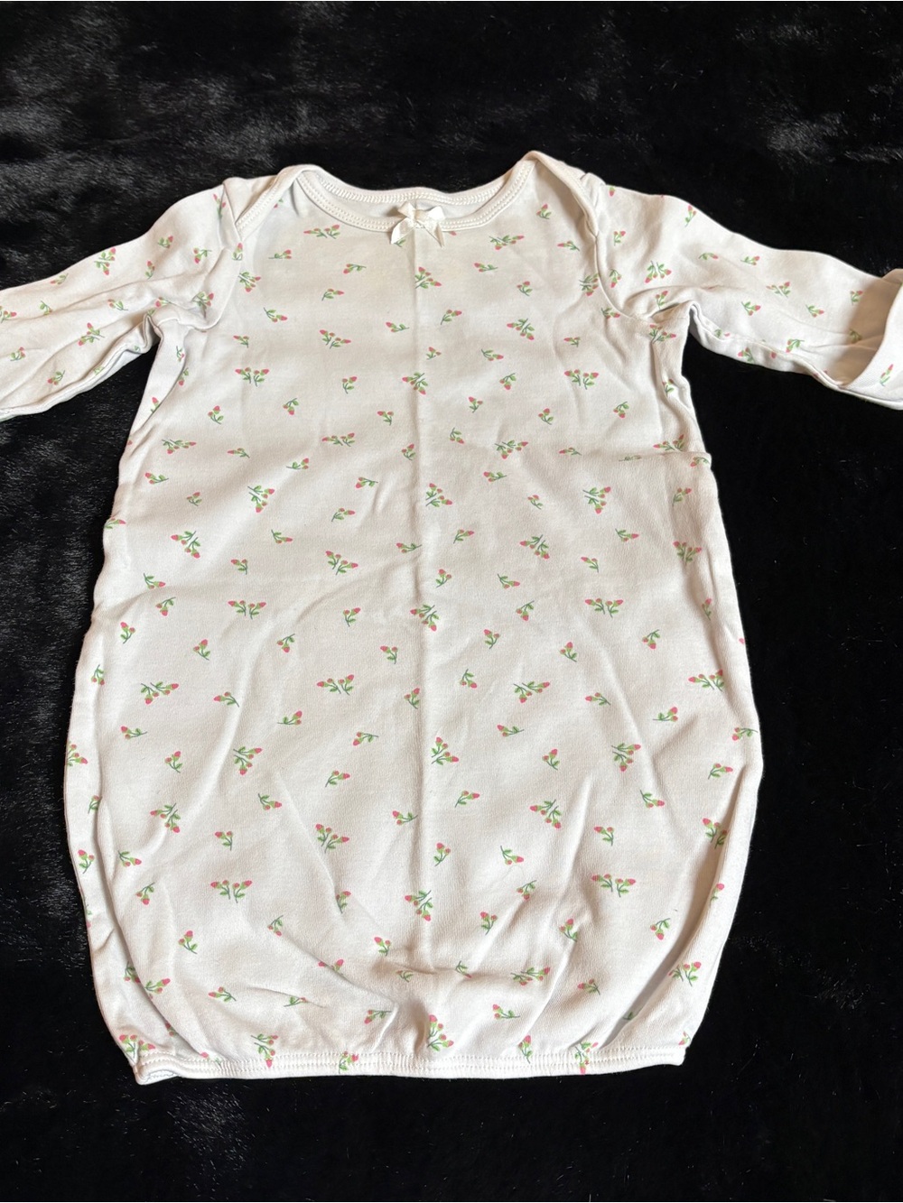 Little Me Pink Floral Sleep Sack - Long Sleeve
